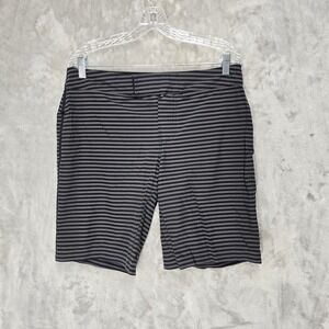 Lululemon Mens Current State Board Shorts Striped Black Grey Size 34 Swim Trunks